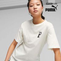 PUMA - Áo thun nữ cổ tròn tay ngắn SQUAD 621487-65
