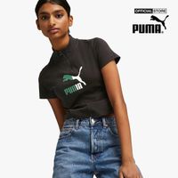 PUMA - Áo croptop nữ cổ trụ tay ngắn Classics Quarter Zip 620257-0