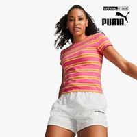 PUMA - Áo thun nữ cổ tròn tay ngắn Team 538377