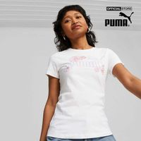 PUMA - Áo thun nữ cổ tròn tay ngắn ESS Graphic 677150-0