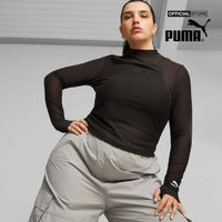 PUMA - Áo kiểu nữ tay dài xuyên thấu DARE TO 621429-0