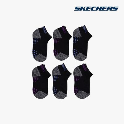 SKECHERS - Set 6 đôi vớ bé gái cổ thấp thời trang S113471