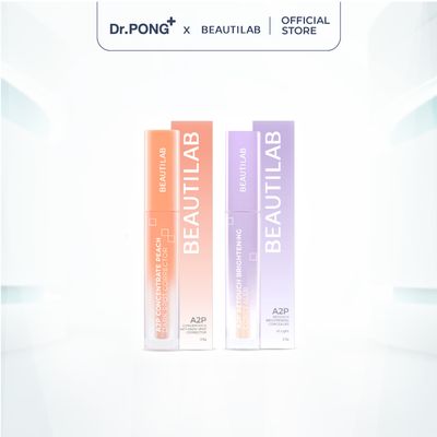Kem che khuyết điểm & triệt sắc BEAUTILAB A2P Concentrate Peach Dark Spot & Retouch Brightening Concealer 2.5g NO.03 MEDIUM